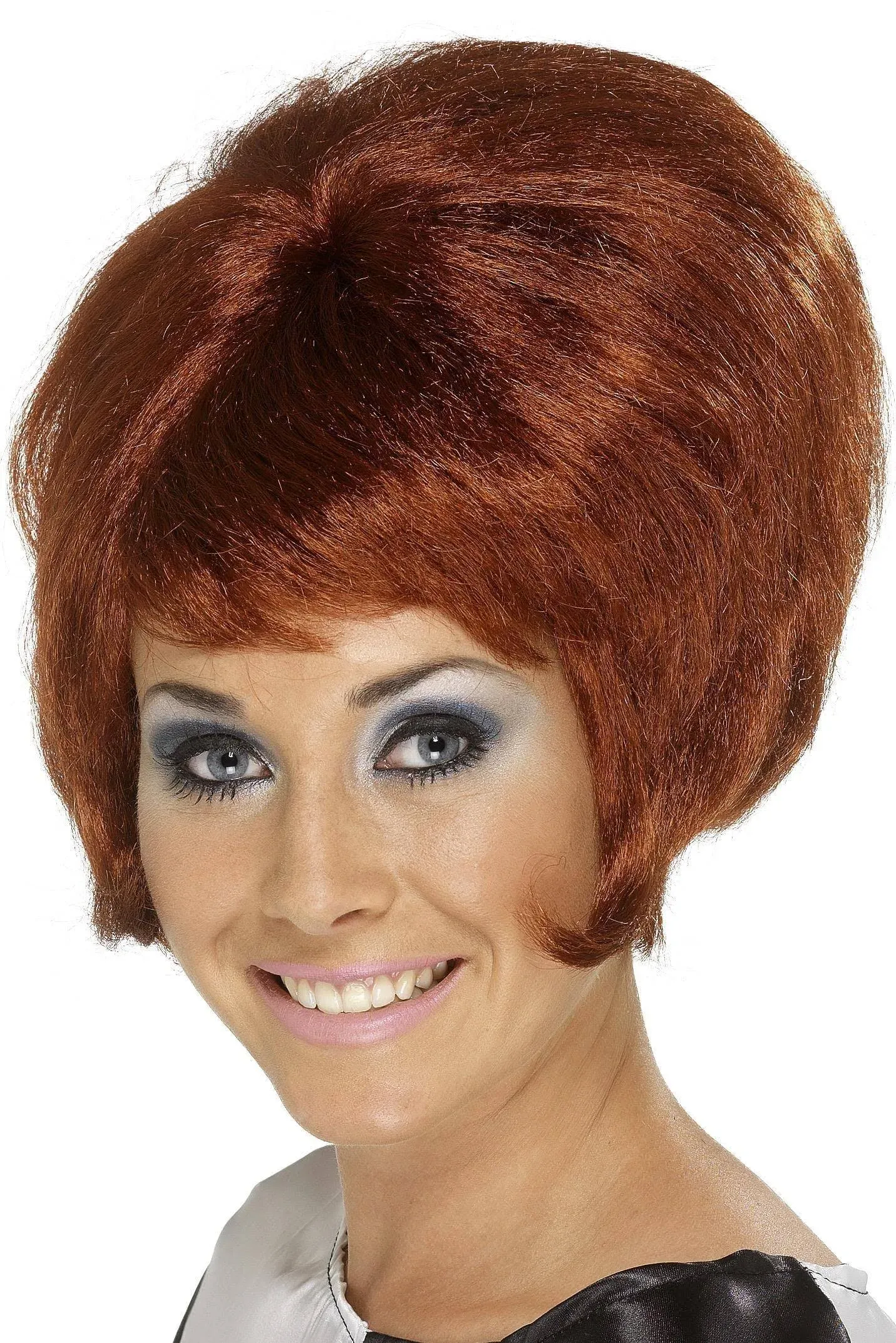 Smiffys 60s Beehive Wig, Auburn