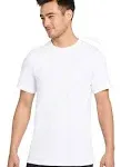 Jockey Men&#039;s L Crew Neck T-Shirt 2 Pack White 100% Cotton New Undershirt