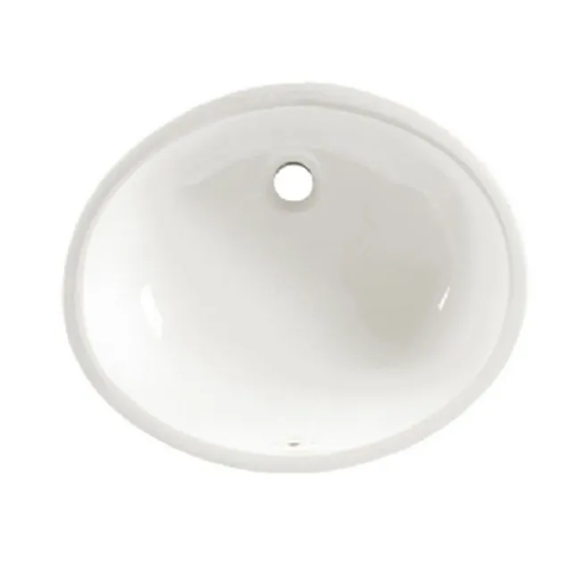 American Standard White Undermount Oval Traditional Bathroom Sink (12.0625-in x 15.0625-in)