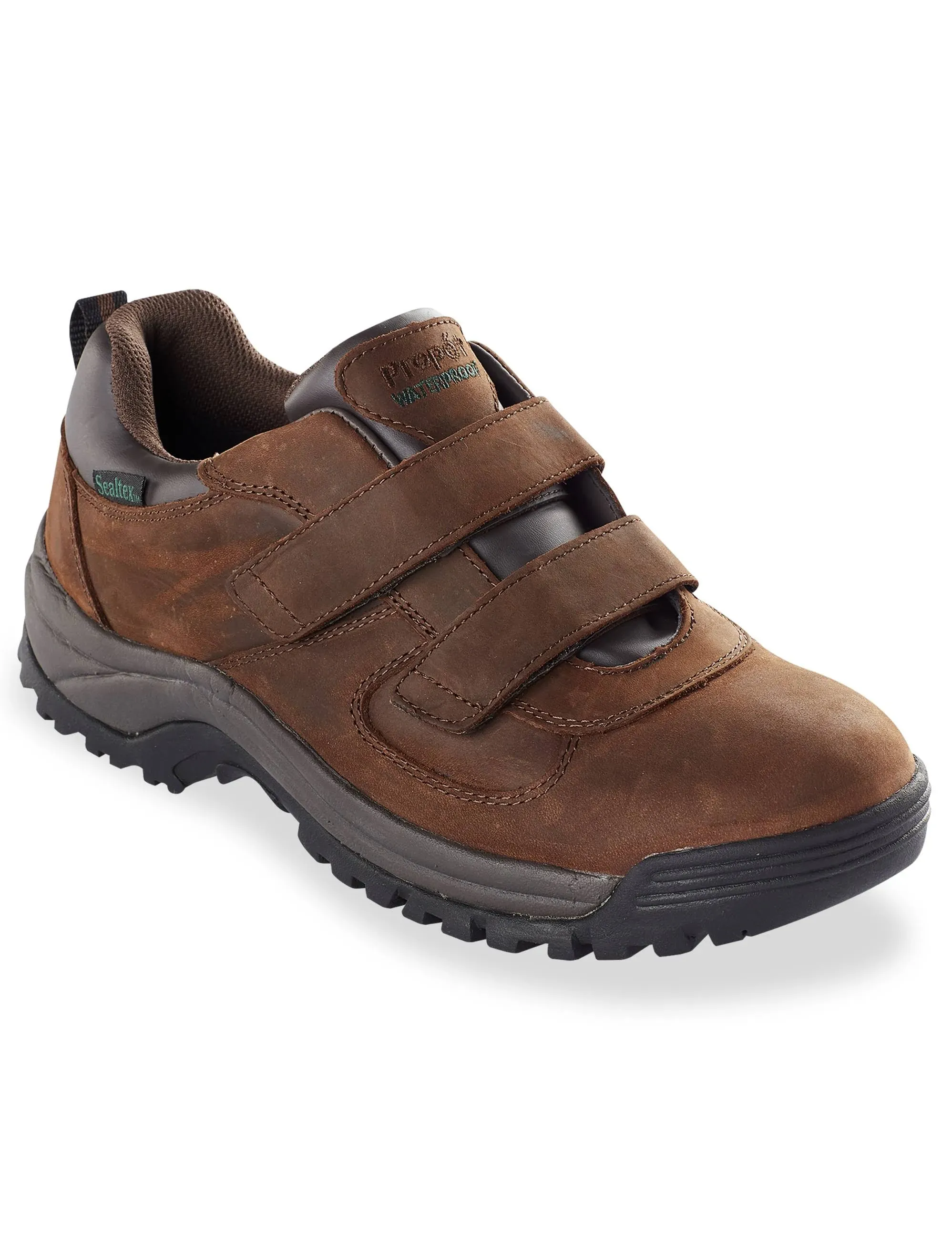 Shop Brown Mens Propet Cliff Walker Low Strap Walking Shoes