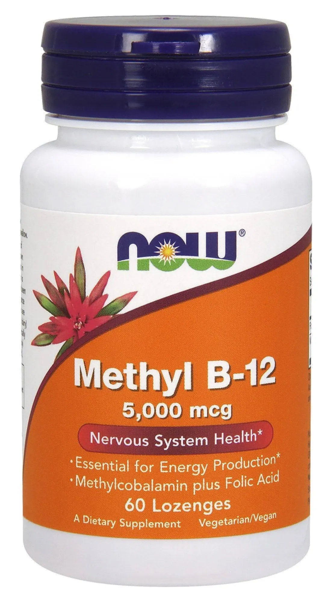 Now Foods Methyl B-12, 5000 mcg, Lozenges - 60 count