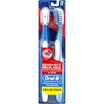 Oral-B, CrossAction All in One Toothbrush, Medium, 2 Pack