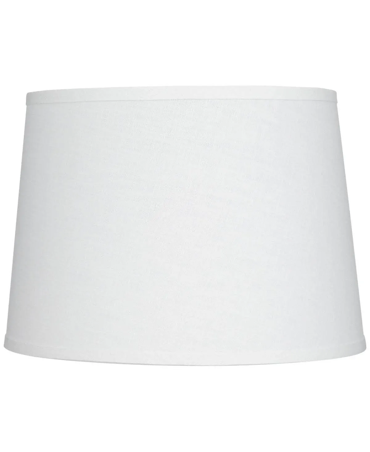 Hardback Tapered Drum Lamp Shade White Medium 12" Top x 14" Bottom x 10" High ...