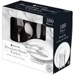 Member's Mark Premium Silver-look Cutlery Combo 180 ct.