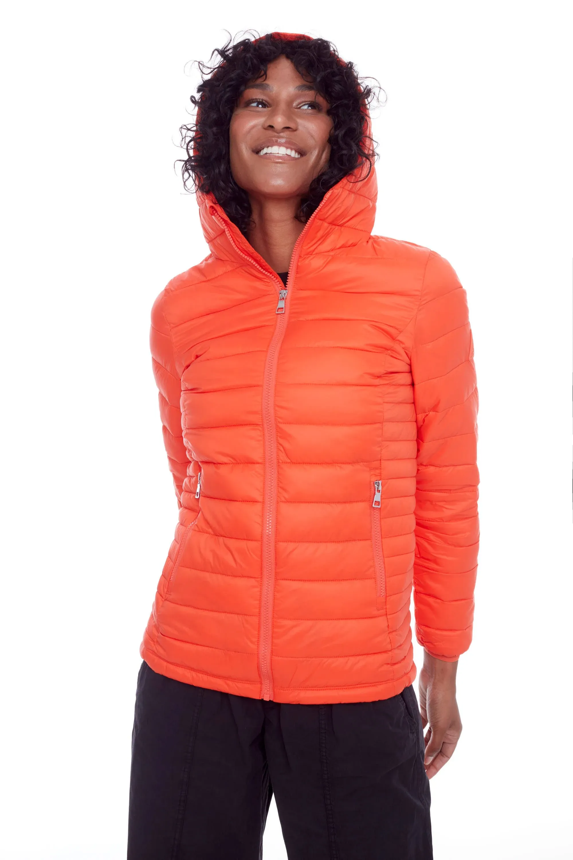 Alpine North Yoho Ladies&apos; | Women&apos;s Vegan Down (Recycled) Lightweight Packable Puffer, Black