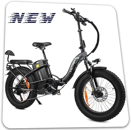 VICTRIP 32AH Battery 100 Miles Long Range 750W Folding Electric Bike for Adults ...