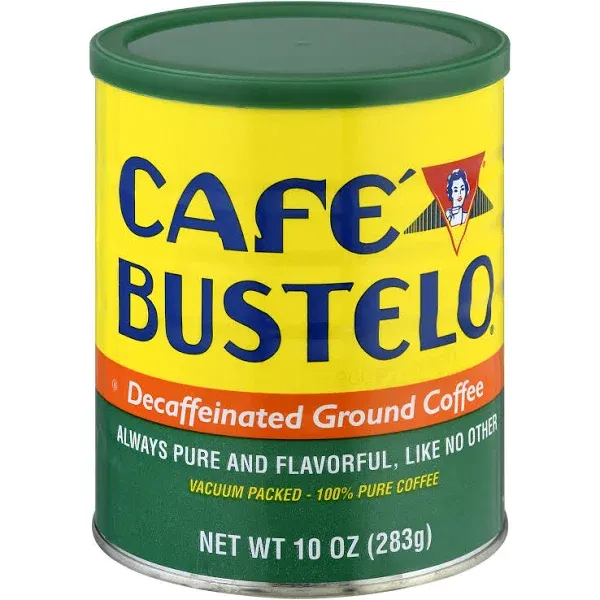 Cafe Bustelo Coffee, Ground, Decaffeinated - 10 oz