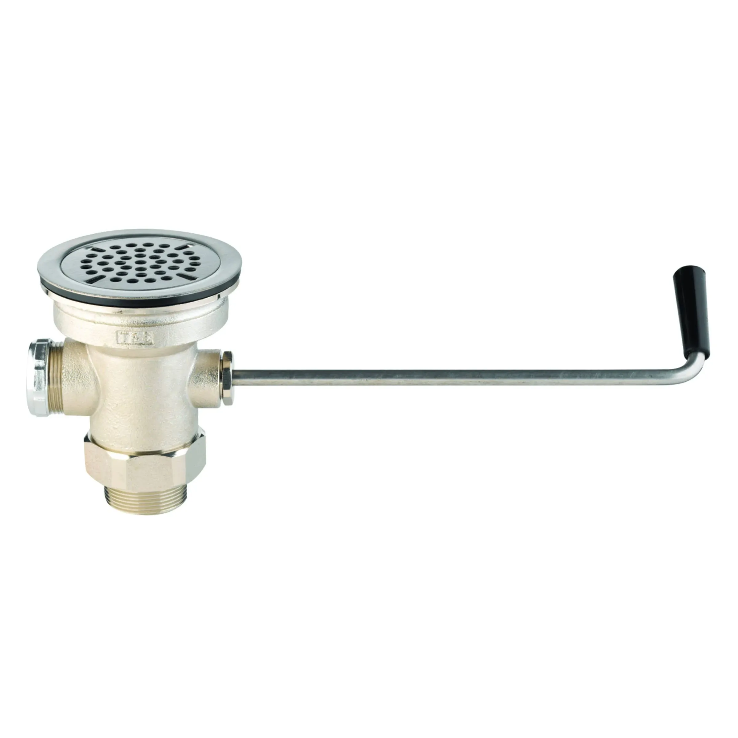 T&S Brass Twist Handle Waste Drain Valve B-3952