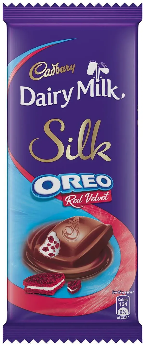 Cadbury Dairy Milk Silk Oreo Red Velvet, 130g - Pack of 3