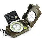 Eyeskey Multifunctional Military Sighting Navigation Compass with Inclinometer | Impact Resistant & Waterproof Compass for Hiking, Camping