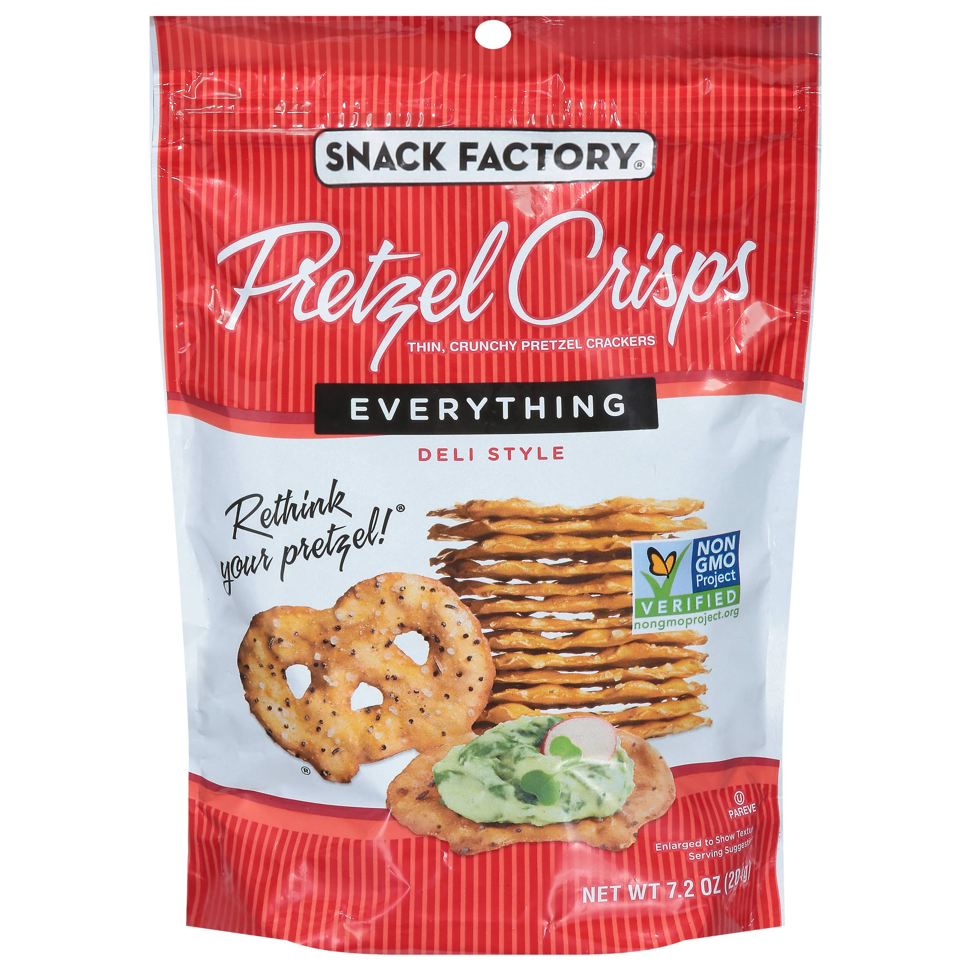 Snack Factory Everything Pretzel Crisps - 7.2 oz