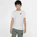 Nike Sportswear T-Shirt - Boys' White / Black S