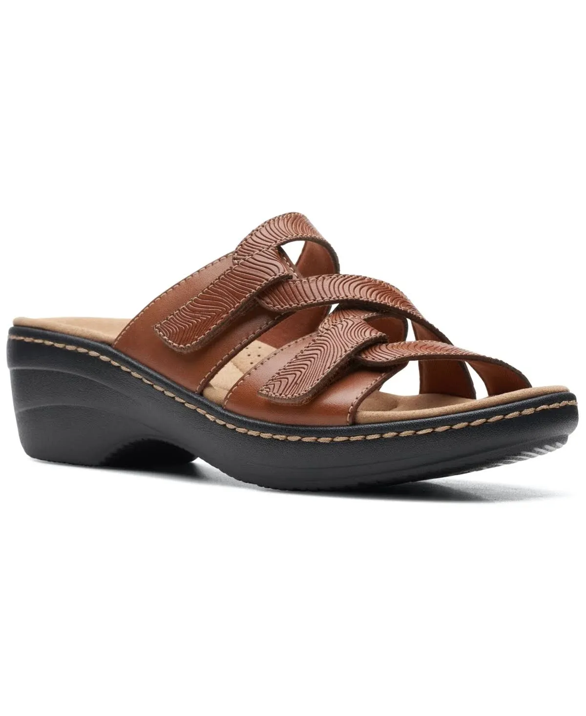 Clarks Women's Merliah Karli Sandal, Metallic, 9