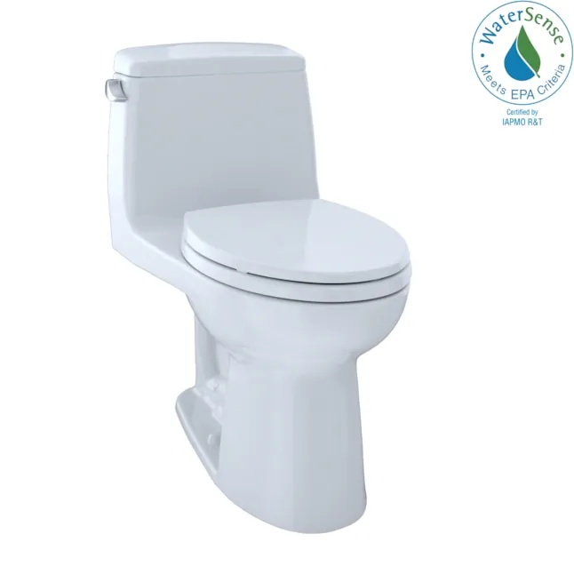 Toto Eco UltraMax 1-Piece Elongated 1.28 GPF ADA Toilet, Colonial White