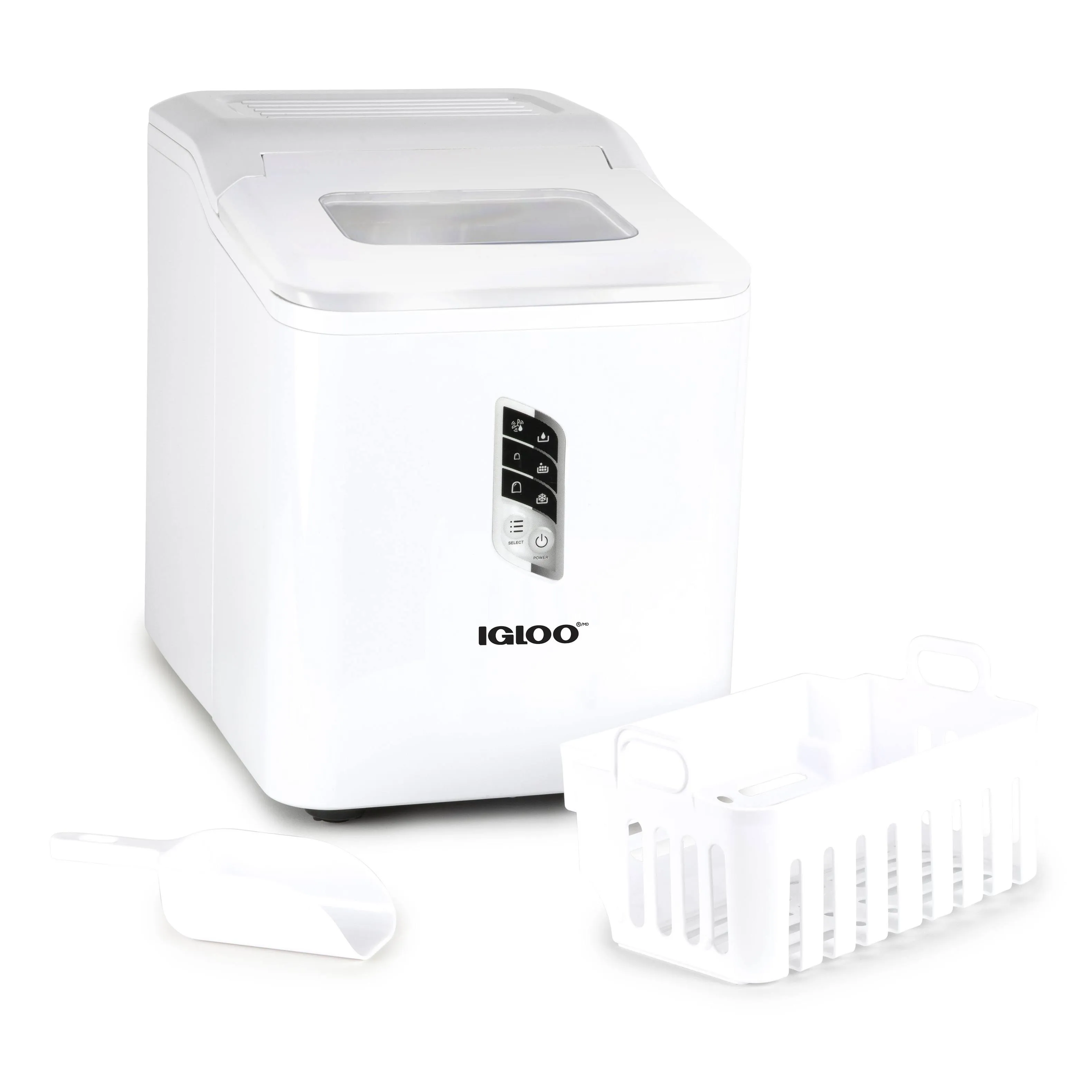 Igloo Automatic Self-Cleaning 26 lb Ice Maker, White