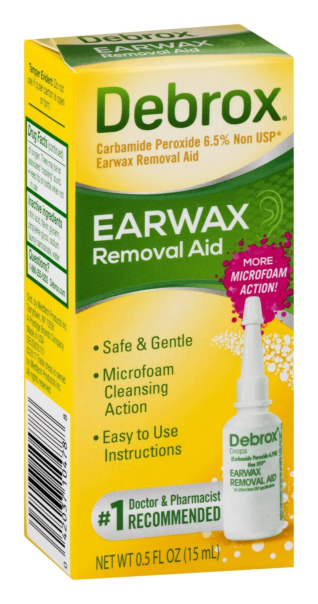 Debrox Drops Earwax Removal Aid, 0.5 fl oz