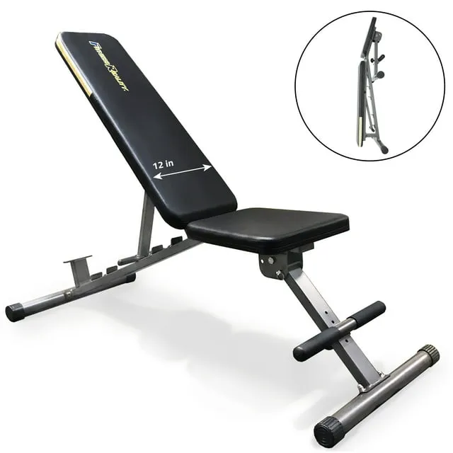 SuperMax Adjustable Weight Bench for Incline-Decline Workouts 800lb Capacity