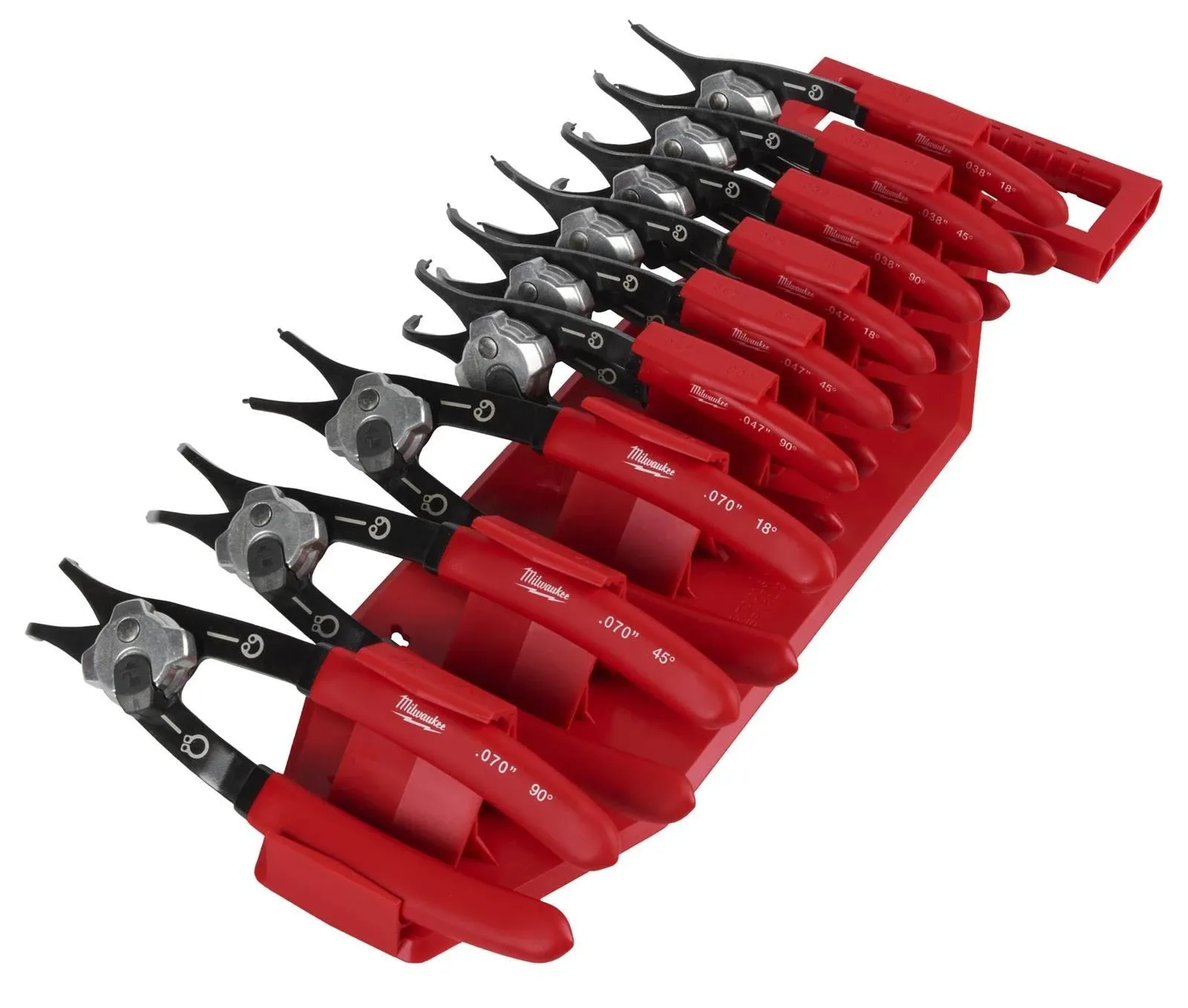 Pliers Kit - Milwaukee 9PC Snap Ring Pliers Set, 48-22-6539