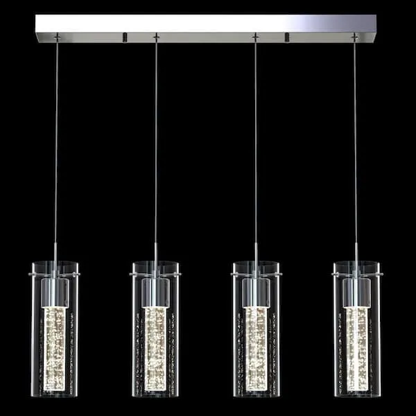 Artika Essence 7.5-Watt Chrome Integrated LED Pendant Light