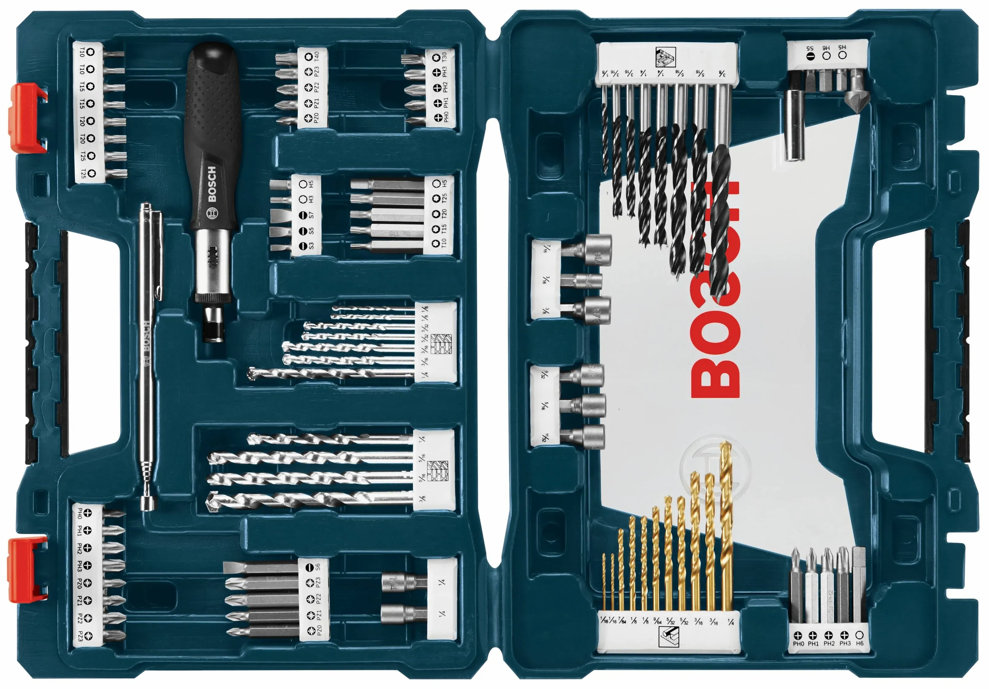 BOSCH 91-Piece Drilling and Driving Mixed Set MS4091