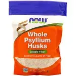 Now Whole Psyllium Husks - 16 oz bag