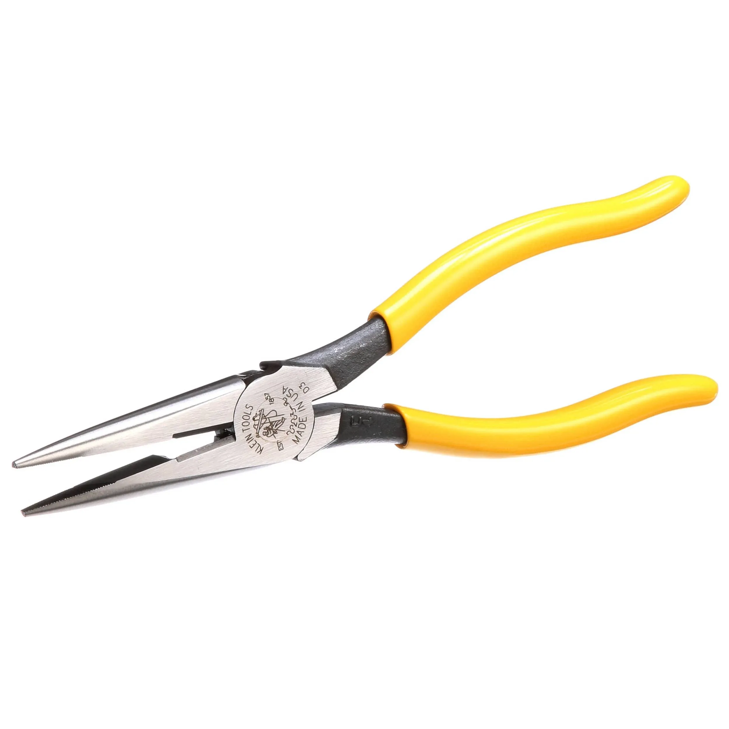 Klein Tools Heavy-Duty Long Nose Pliers, Induction Hardened Steel, 8.4