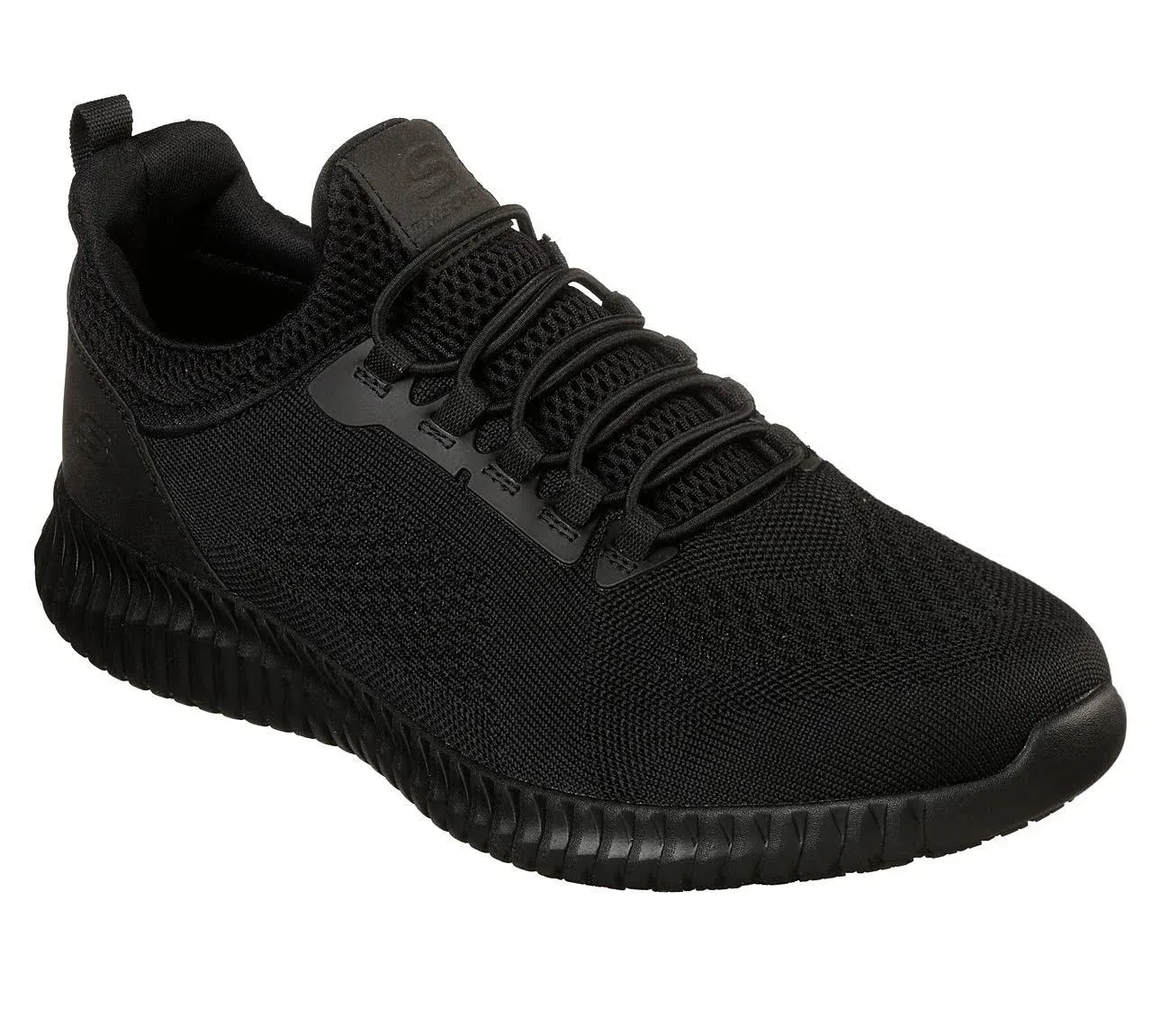 Skechers Work Cessnock (Black) Men's Shoes