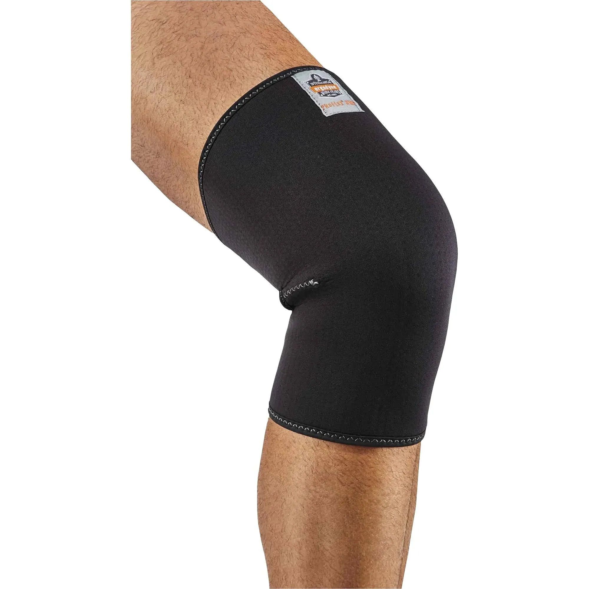 Black Single Layer Neoprene Knee Sleeve, 