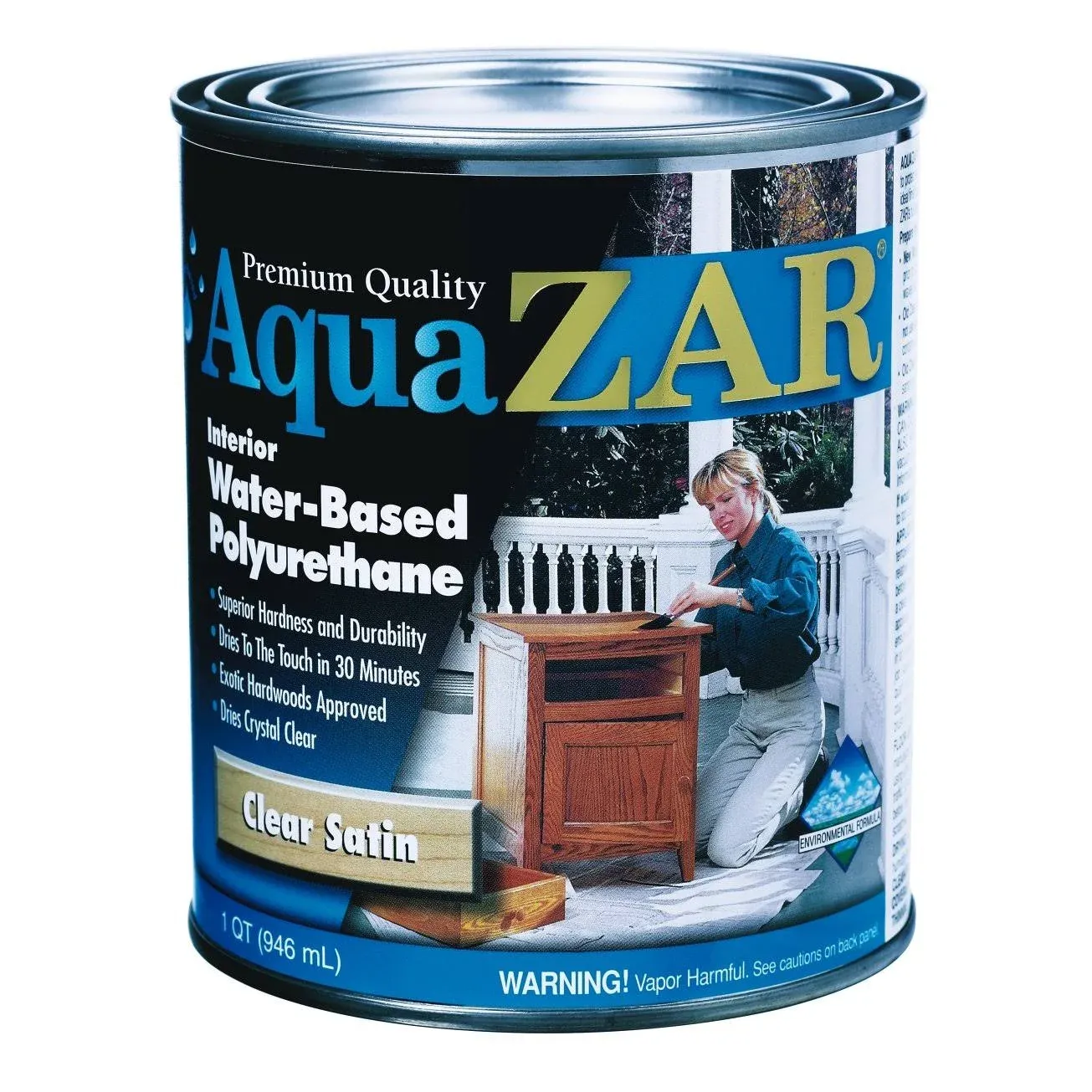 ZAR - Aqua Interior Water-Based Polyurethane - Satin - 1 Quart