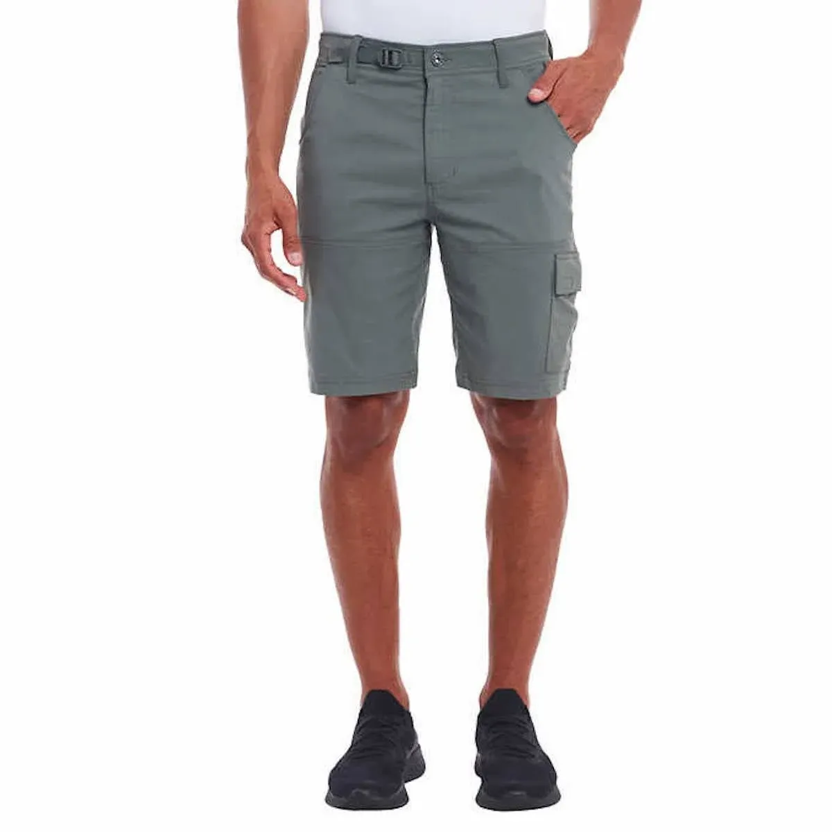 Gerry Men's Venture Comfort Stretch 5 Pocket Cargo Short (Algae (Green), 38)