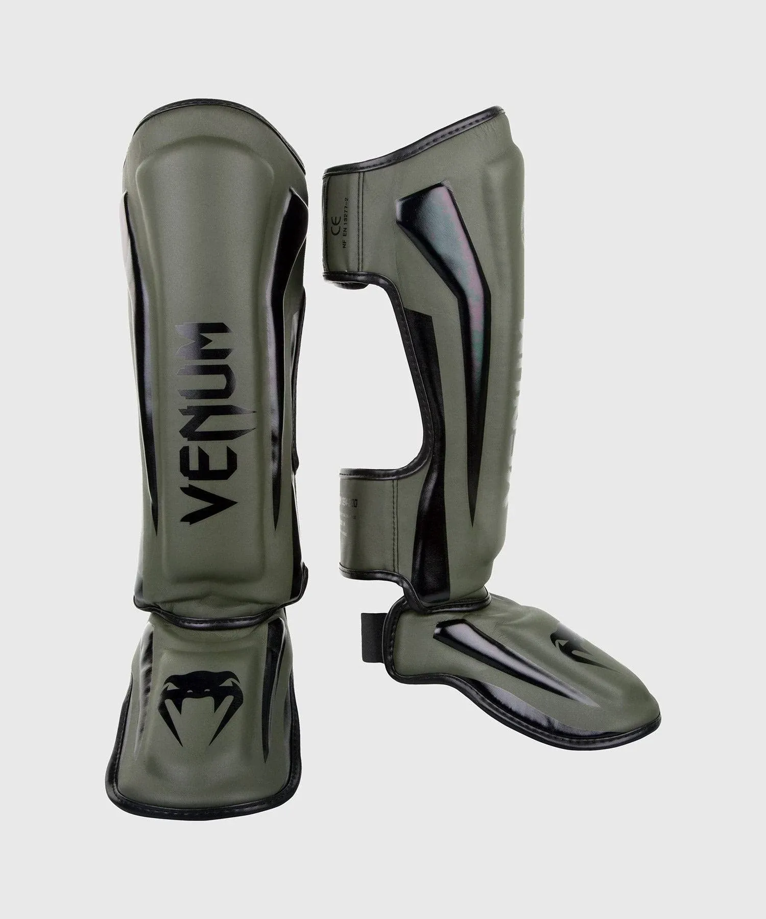 Venum Elite Standup Shin guards - Khaki/Black - M - Venum