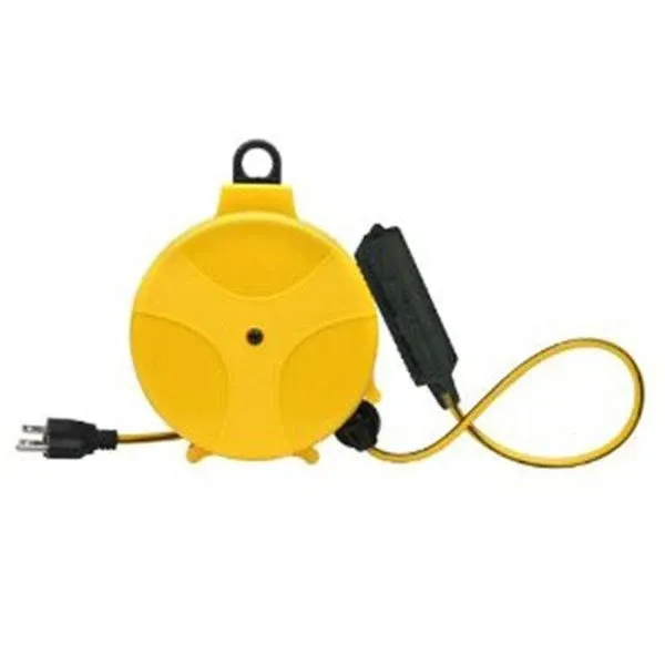 Coleman Cable x Yellow Retractable C Reel, 20ft.