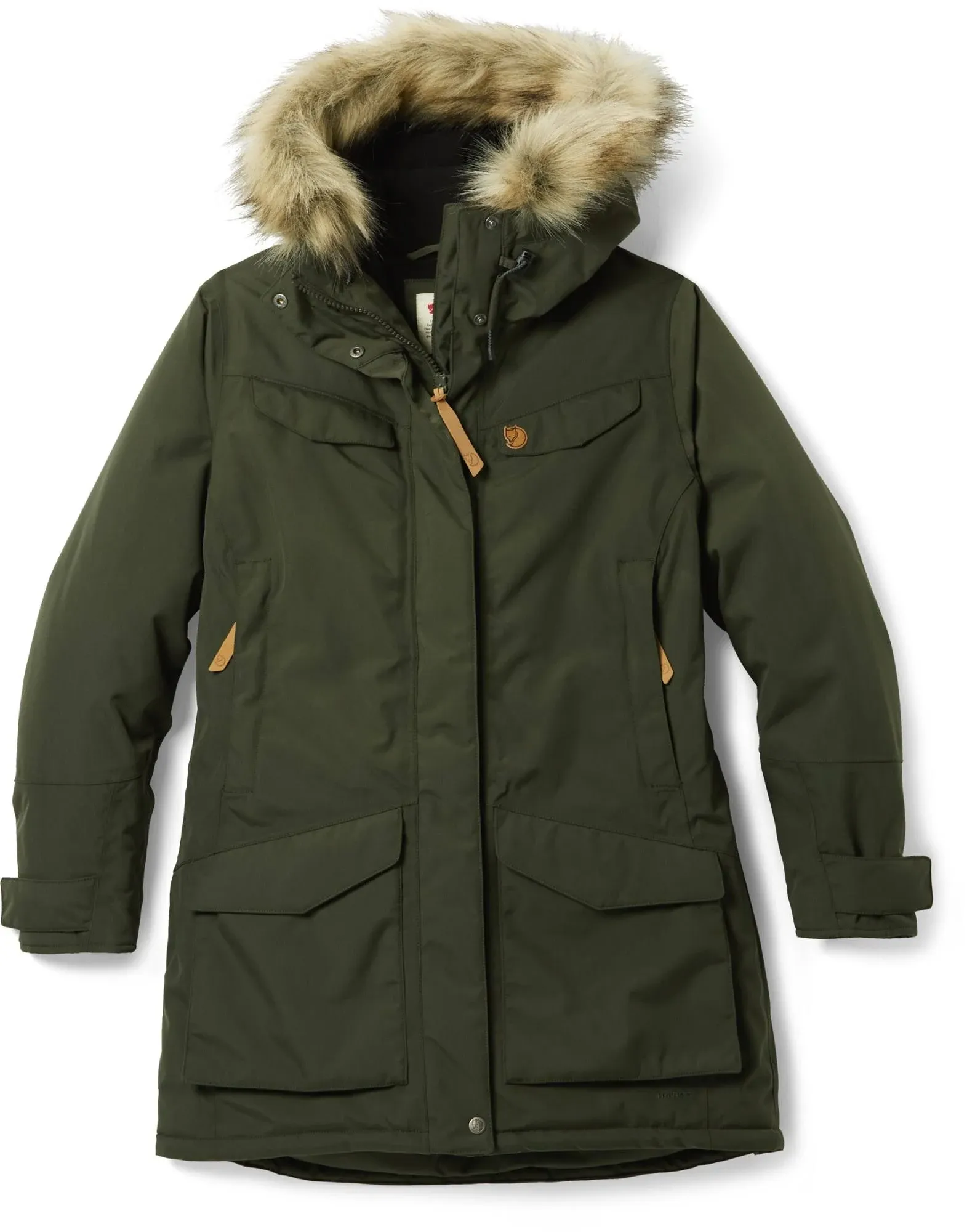 Fjallraven Nuuk Parka - Women's Medium / Buckwheat Brown