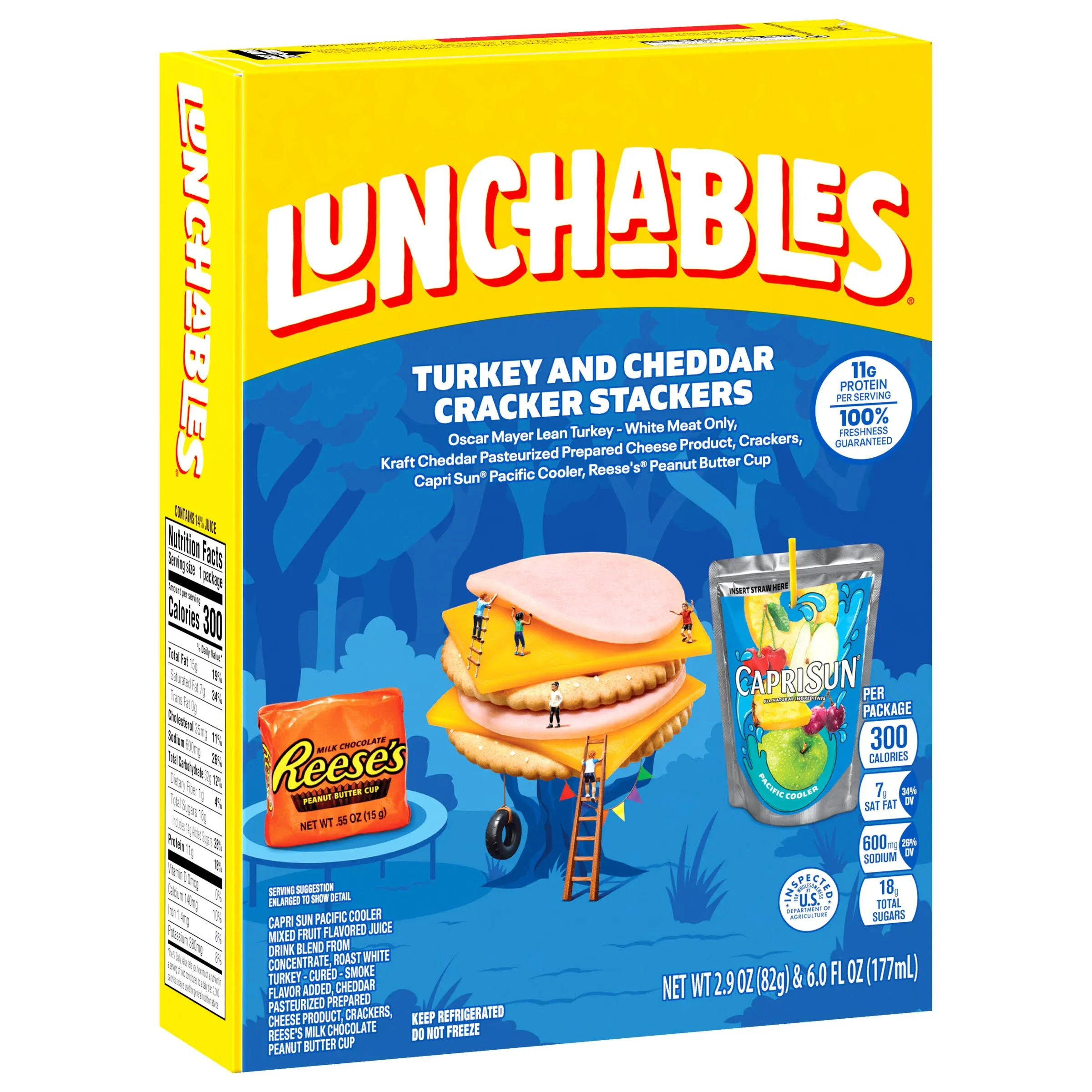 Lunchables Lunch Combinations, Turkey & Cheddar Cracker Stackers