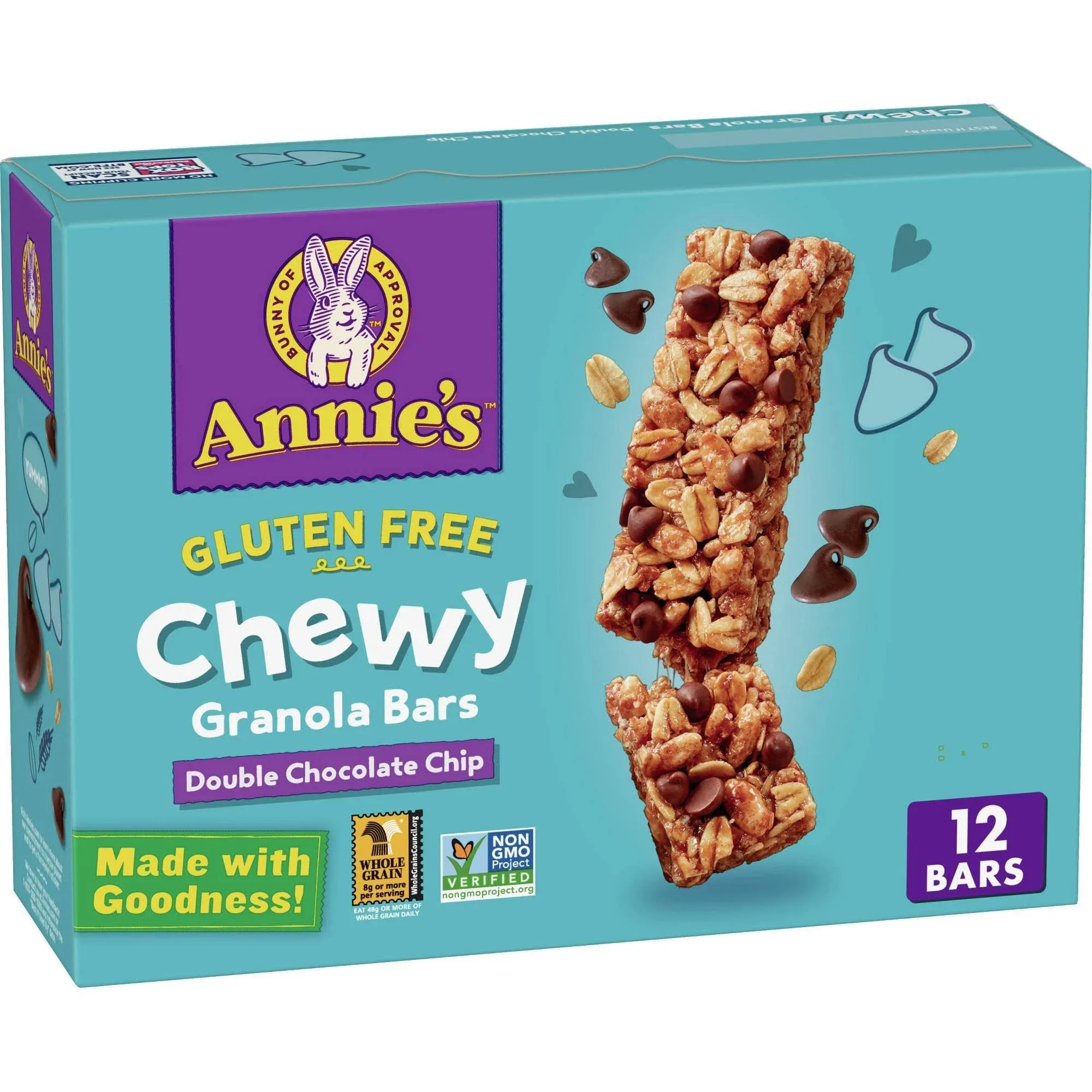 Annie's Gluten Free Chewy Double Chocolate Chip Granola Bars