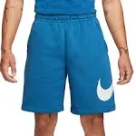 Men's Nike Sportswear Club Graphic Shorts in Blue, Size: Small | BV2721-407