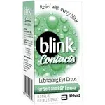 AMO Blink Contacts Lubricating Eye Drops - 0.34 fl oz bottle