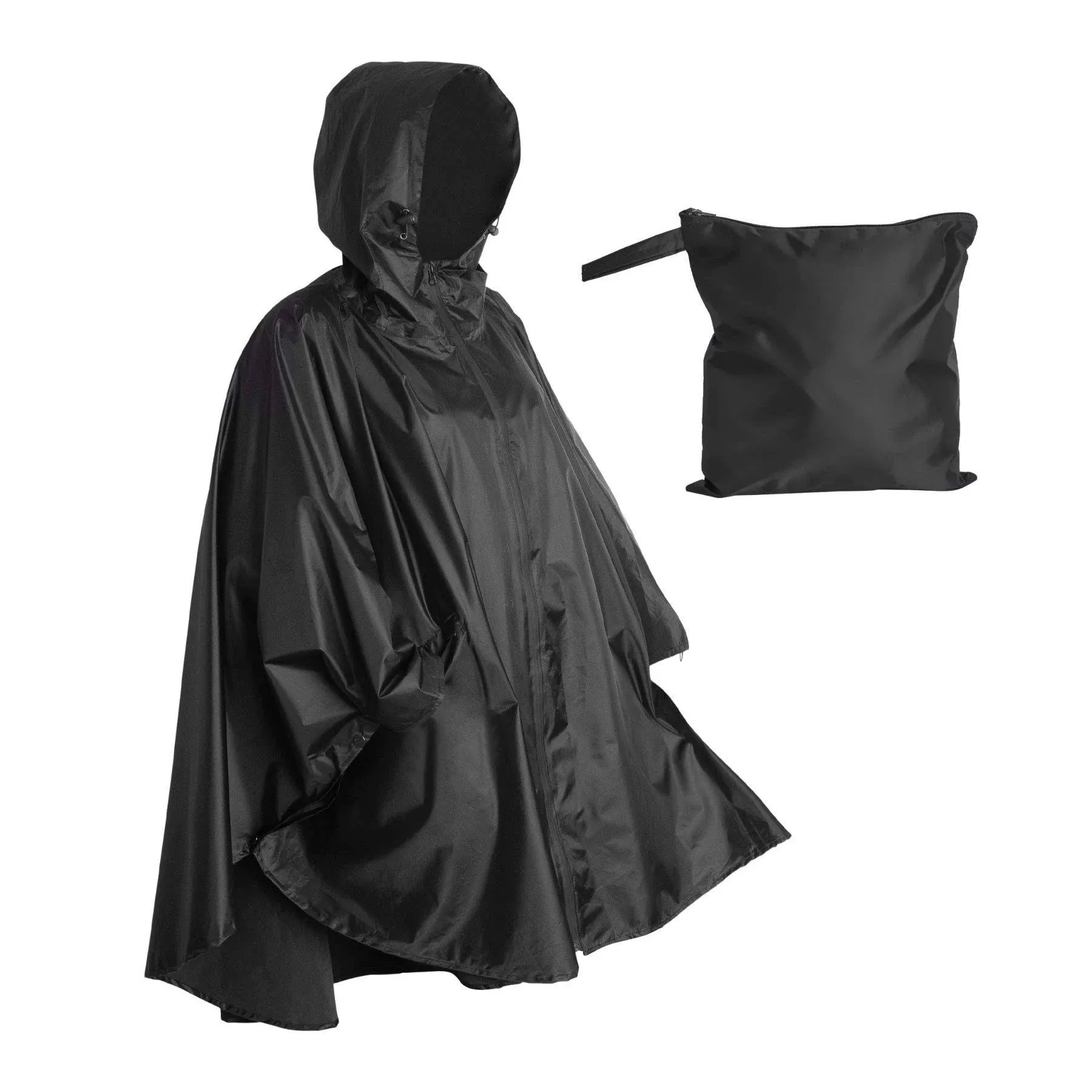 Heavy Duty Rain Poncho for Backpacking, Waterproof Lightweight for Adults, Military, Emergency, Camping, Men, Women