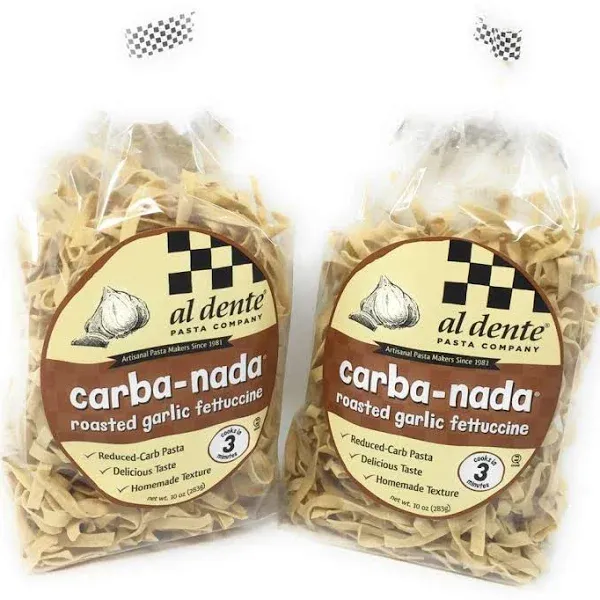 Al Dente Carba-Nada Fettuccine Roasted Garlic