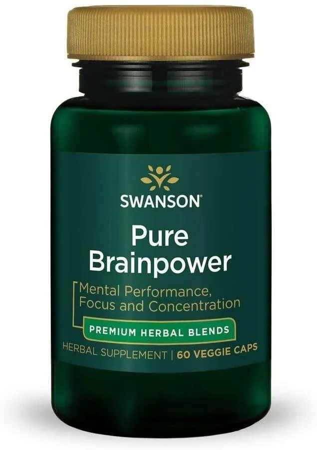 Swanson Pure Brainpower - 60 Vcaps