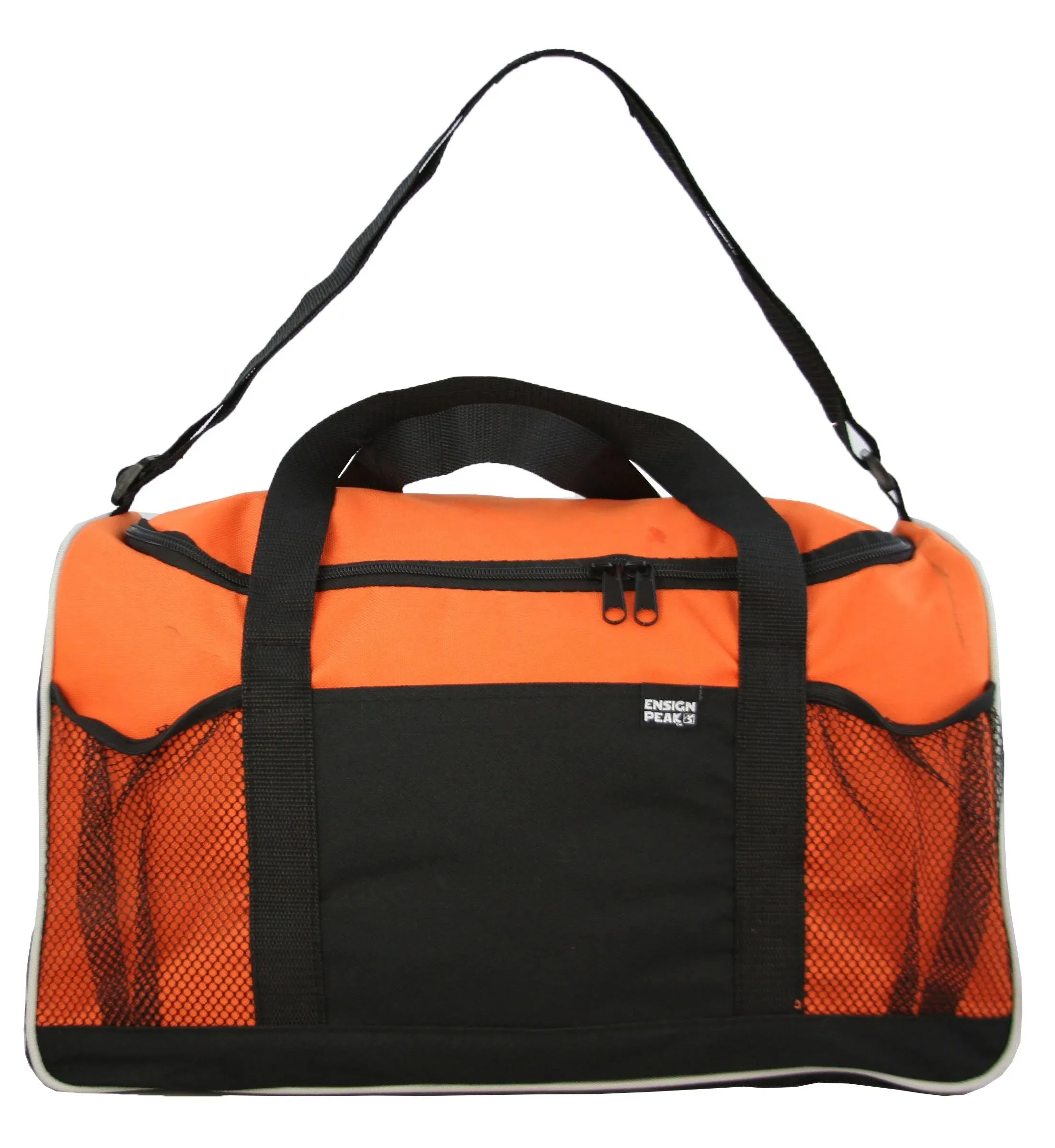 Ensign Peak Everyday Duffel Bag with Adjustable Shoulder Strap and Mesh Pockets