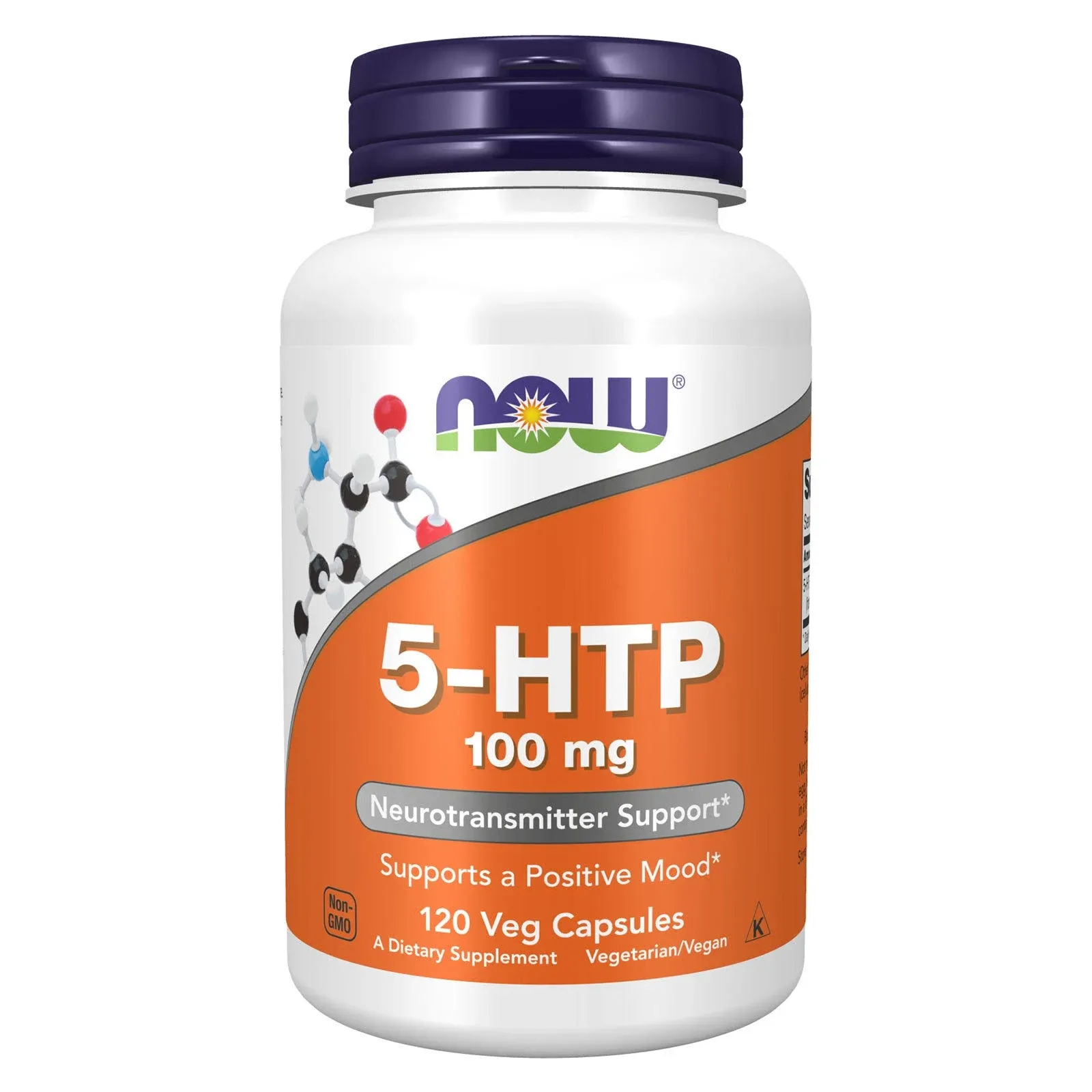 NOW Foods 5-HTP 100 mg 120 Veg Capsules