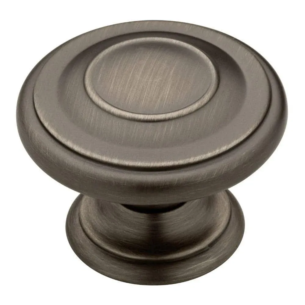 Liberty Harmon 1-3/8 in. (35mm) Heirloom Silver Round Cabinet Knob