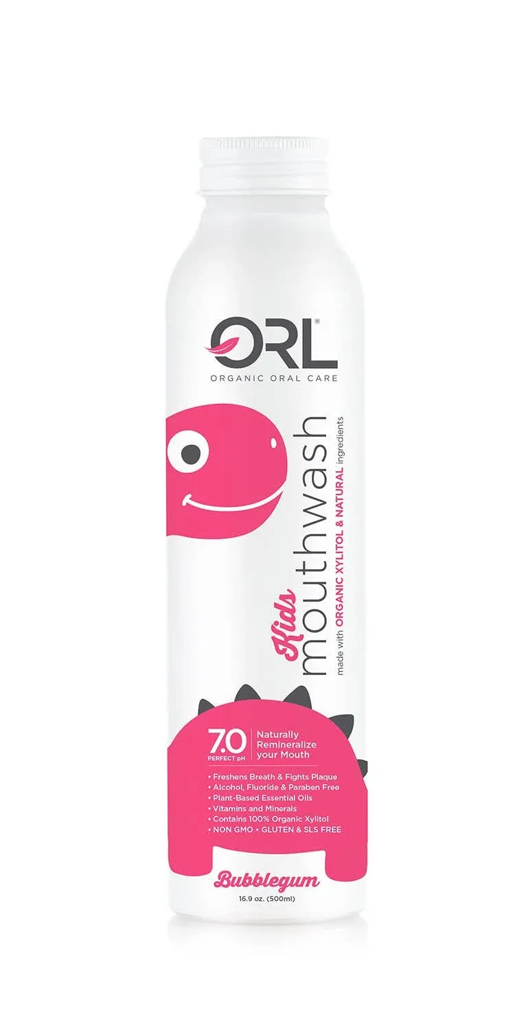 ORL Natural & Organic Mouthwash Uniquely Formulated to Clean Your Mouth Whiten Your Teeth Strengthen Tooth Enamel