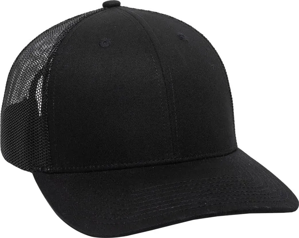 Outdoor Cap OC771 Ultimate Trucker Cap - Black, One Size