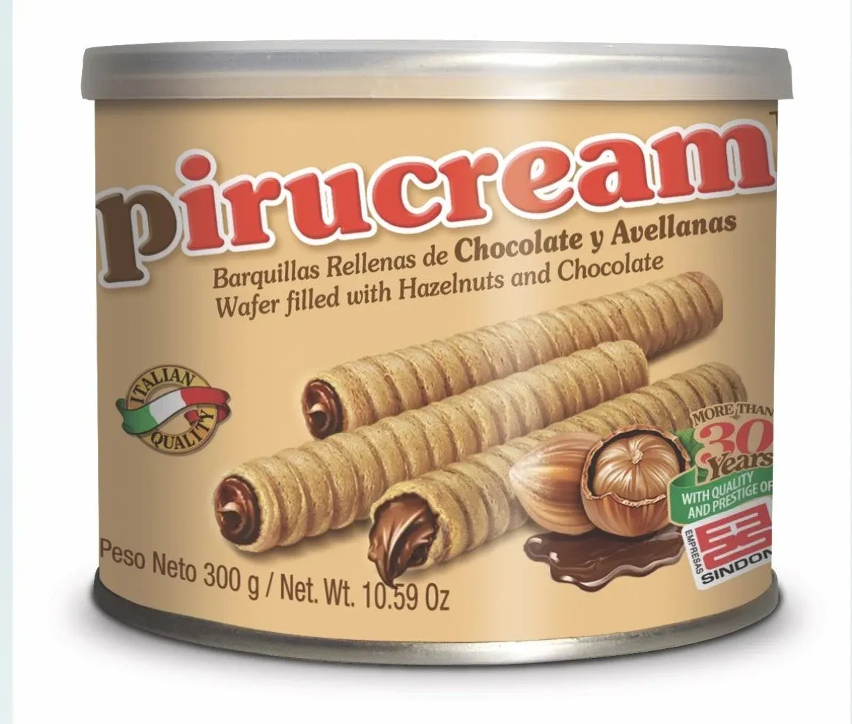 Pirucream Chocolate Hazelnut Wafer