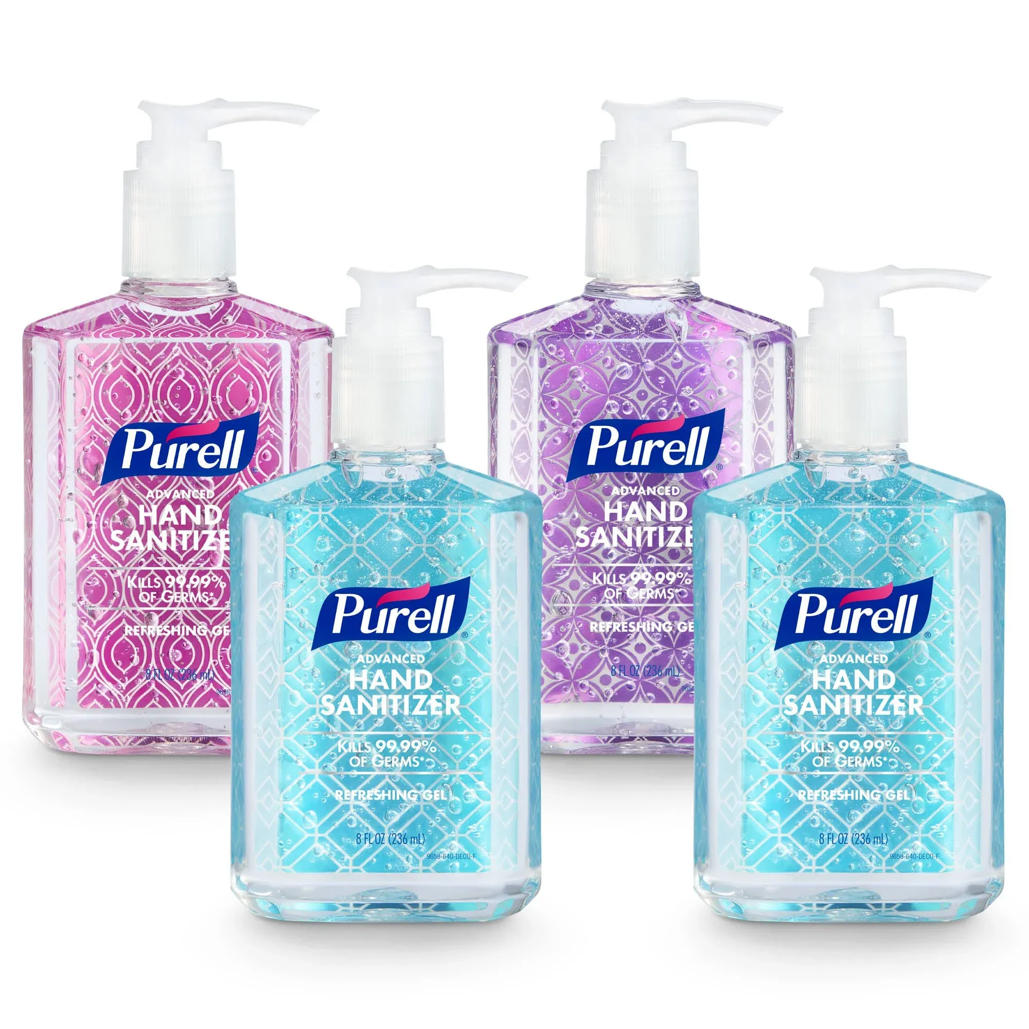 Purell Advanced Gel Hand Sanitizer, 1 oz Flip Cap Bottle, Clean, 72/Carton