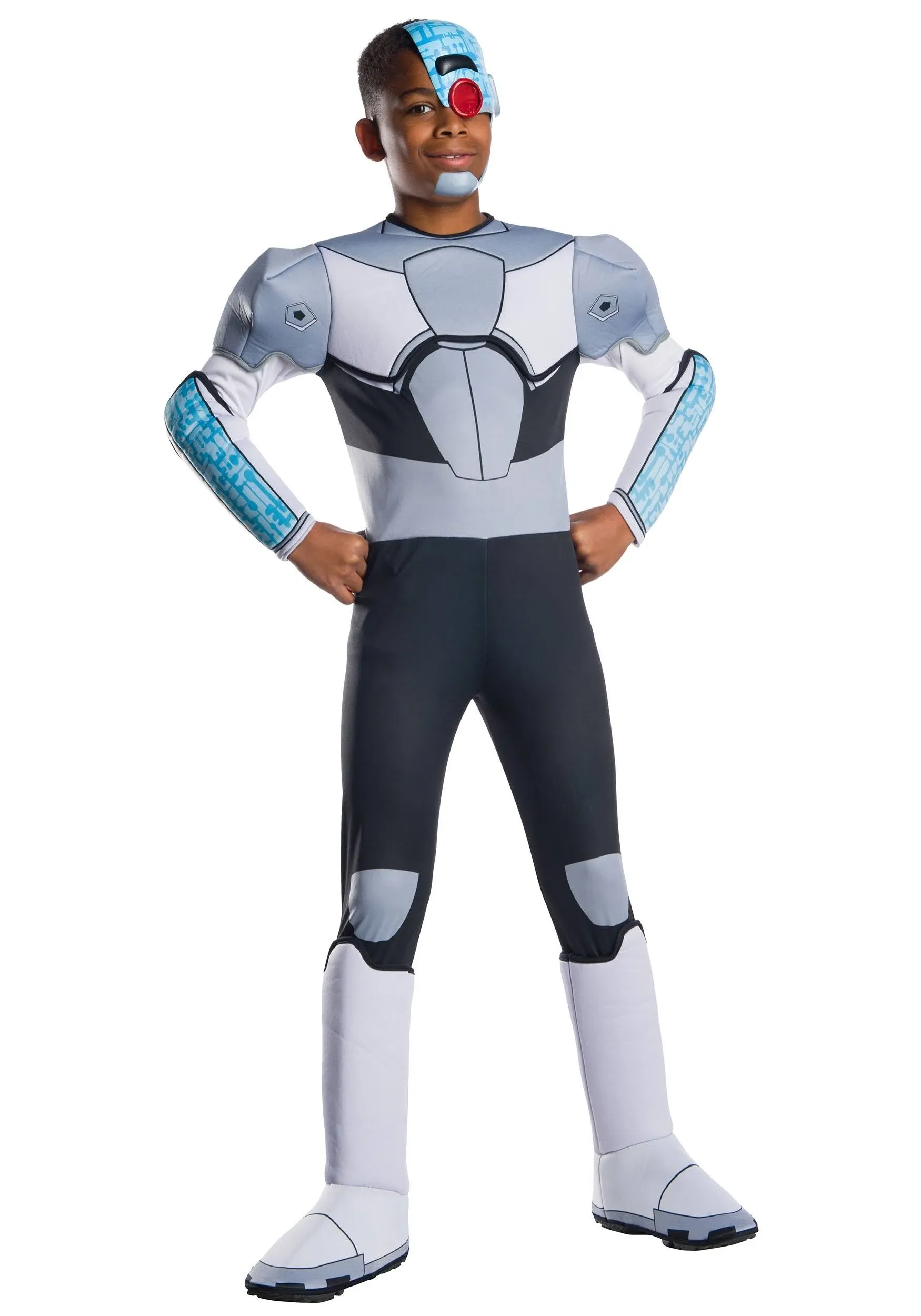 Teen Titans Go Movie Kids Deluxe Cyborg Costume