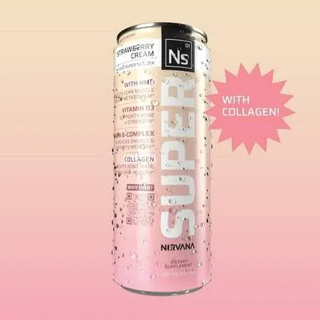 Nirvana Super™ Seltzer Strawberry Cream (12pk)