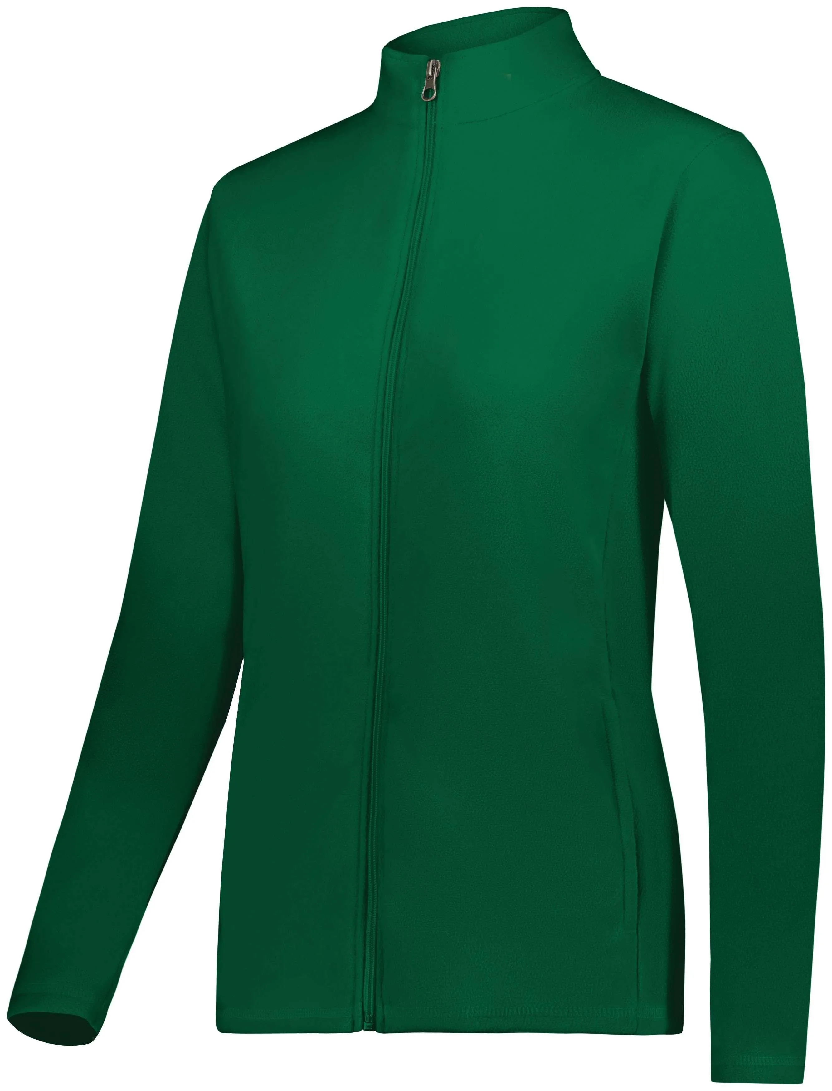 Augusta Women's Micro-Lite Fleece Full-Zip Jacket, L / Dark Green